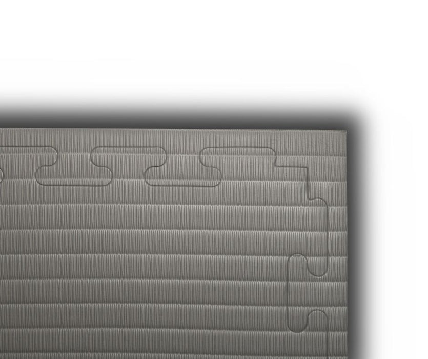 MMA 30mm 1m x 1m Grey/Black Jigsaw Mat Tatami Grip 80kg/cbm Density