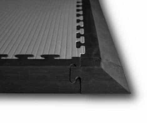 40mm Jigsaw Mat Ramp Corners - Black