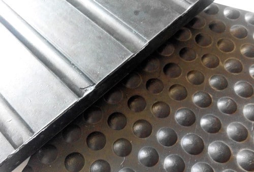 Weight Lifting Gym Mats Rubber 1.83m x 1.22m x 17mm Stud Dot