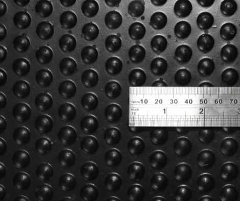 Weight Lifting Gym Mats Rubber 1.83m x 1.22m x 17mm Stud Dot