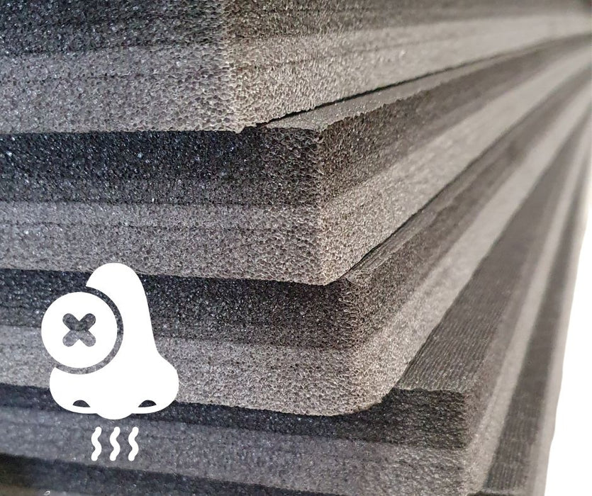 Ex- Demo IMPACT TATAMI 30mm 1m x 1m XPE -NO SMELL- Grey/Black Jigsaw Mat