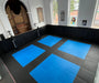 blue black foam gym matts for MMA