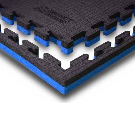 Impact Tatami XPE Mats Blue Black