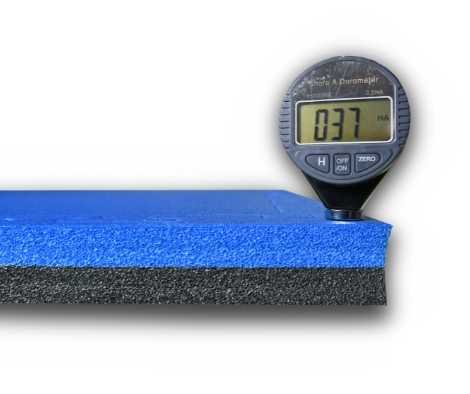 IMPACT TATAMI 40mm 1m x 1m XPE -NO SMELL- Black/Blue Jigsaw Mat