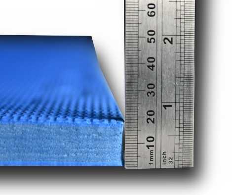 20mm 1m x 1m Blue/Blue Jigsaw Mat Standard Grip 120kg/cbm density