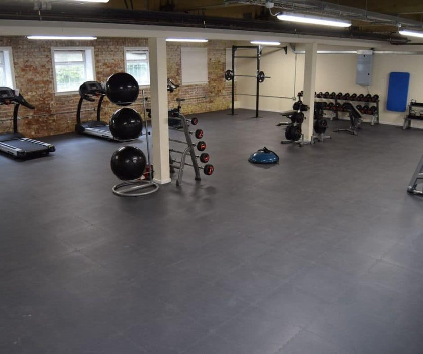 Gym Floor Mats Ireland - Flexi Tile 5 Blue 516mm x 516mm x 4.5mm