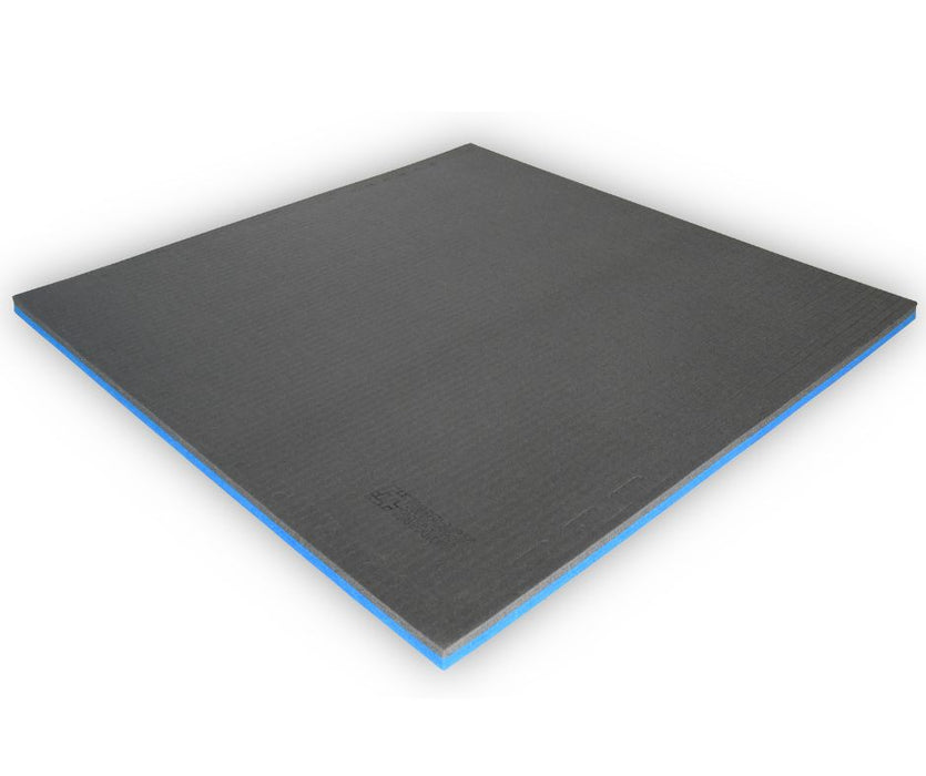 IMPACT TATAMI 30mm 1m x 1m XPE -NO SMELL- Grey/Blue Jigsaw Mat
