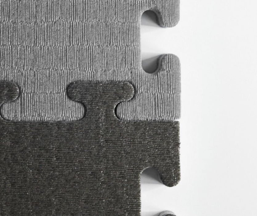 Ex- Demo IMPACT TATAMI 30mm 1m x 1m XPE -NO SMELL- Grey/Black Jigsaw Mat