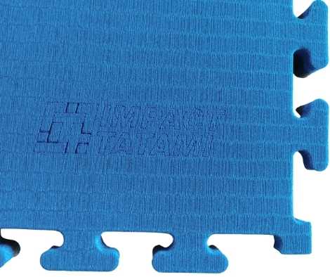 ***Ex-Demo WUKF4 *** IMPACT TATAMI 30mm 1m x 1m XPE -NO SMELL- Grey/Blue Jigsaw Mat