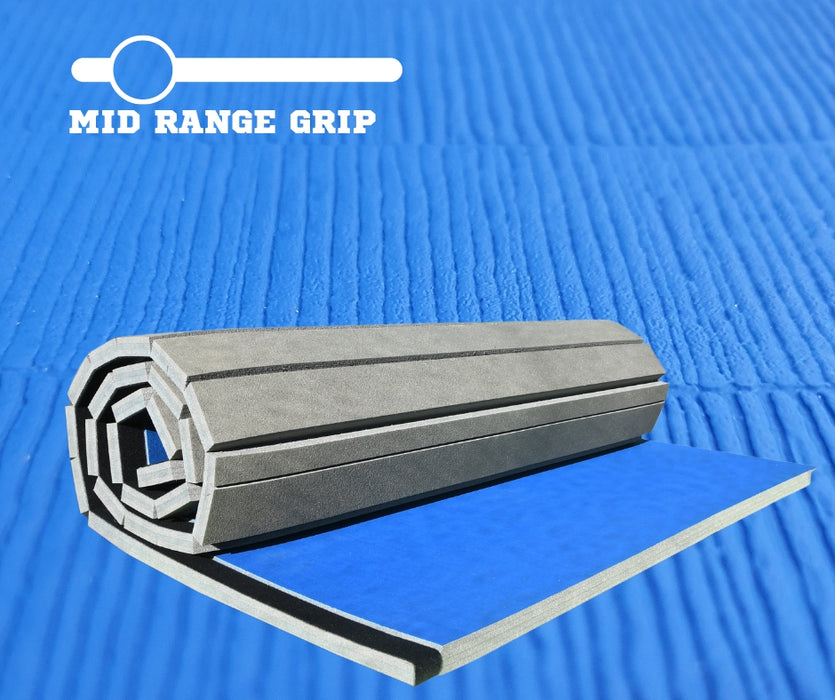 mid range grip blue roll out mats