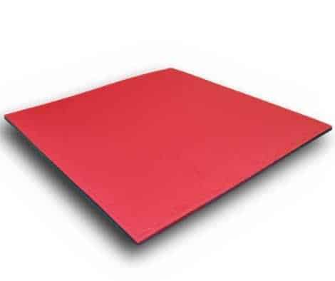 20mm 1m x 1m Red/Black Jigsaw Mat Standard Grip 120kg/cbm density