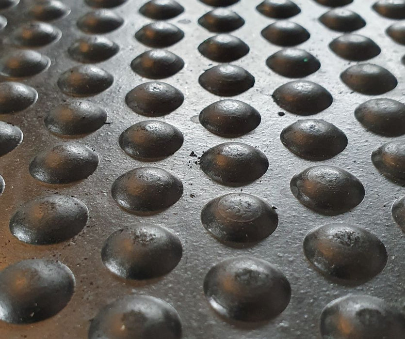 Weight Lifting Gym Jigsaw Mats Rubber 0.91m x 1.22m x 17mm Stud Dot