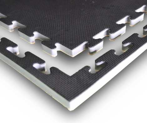 20mm Wood Effect Jigsaw Mat Standard Grip 120kg/cbm density 1m x 1m